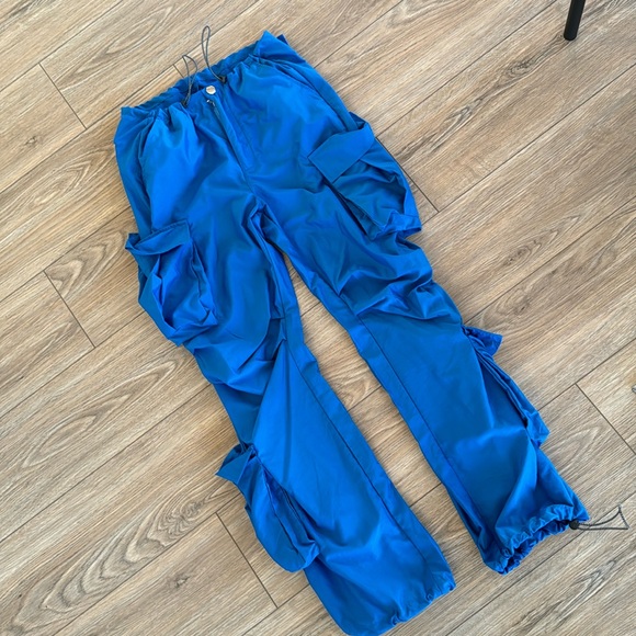 Drawstring, parachute pants - Picture 3 of 6